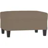 Image de vidaXL Repose-pied Taupe 70x55x41 cm Tissu