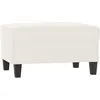 Image de vidaXL Repose-pied Beige 70x55x41 cm Tissu microfibre