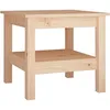 Image de vidaXL Table basse 45x45x40 cm Bois massif de pin
