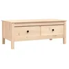 Image de vidaXL Table basse 100x50x40 cm Bois massif de pin