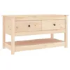 Image de vidaXL Table basse 102x49x55 cm Bois massif de pin