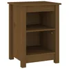 Image de vidaXL Table de chevet Marron miel 40x35x55 cm Bois de pin massif