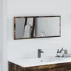 Image de Vidaxl Miroir De Salle De Bain Led ChÃªne FumÃ© 90x8,5x37 Cm Bois D'ingÃ©nierie
