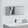 Image de Miroir vidaXL Sonoma gris Bois d'ingÃ©nierie 90 x 33 cm Miroir