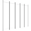 Image de vidaXL Cloison de sÃ©paration 5 panneaux Blanc 250x200 cm Tissu