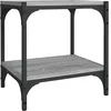 Image de vidaXL Meuble TV Sonoma gris 40x33x41 cm Bois d'ingÃ©nierie et acier
