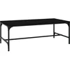 Image de vidaXL Table basse Noir 100x50x35 cm Bois d'ingÃ©nierie