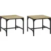 Image de vidaXL Tables d'appoint 2 pcs ChÃªne sonoma 40x40x35 cm Bois ingÃ©nierie