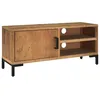 Image de Vidaxl Meuble Tv Marron 90x30x40 Cm Bois De Pin Massif RecyclÃ©