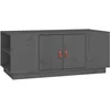 Image de vidaXL Table basse Gris 100x50x41 cm Bois massif de pin