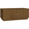 Image de vidaXL Table basse Marron miel 100x50x41 cm Bois massif de pin