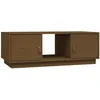 Image de vidaXL Table basse Marron miel 100x50x35 cm Bois massif de pin