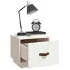 Image de Tables de chevet VidaXL  Table de chevet  Bois de pin massif Blanc 40x34x35 cm P31600341