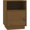 Image de vidaXL Table de chevet Marron miel 40x34x55 cm Bois de pin massif