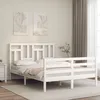 Image de vidaXL Table de chevet Gris 40x34x45 cm Bois de pin massif