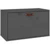 Image de vidaXL Armoire murale Gris 60x30x35 cm Bois de pin massif