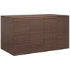 Image de vidaXL Armoire murale Marron miel 60x30x35 cm Bois de pin massif