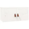 Image de vidaXL Armoire murale Blanc 60x30x30 cm Bois de pin massif