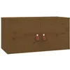 Image de vidaXL Armoire murale Marron miel 60x30x30 cm Bois de pin massif