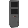 Image de vidaXL Buffet haut Gris 34x40x108,5 cm Bois massif de pin