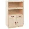 Image de Vidaxl Buffet Haut 67x40x108,5 Cm Bois Massif De Pin