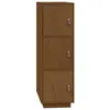 Image de vidaXL Buffet haut Marron miel 34x40x108,5 cm Bois massif de pin