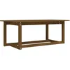 Image de vidaXL Table basse Marron miel 110x55x45 cm Bois massif de pin
