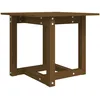 Image de vidaXL Table basse Marron miel 50x50x45 cm Bois massif de pin