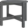 Image de vidaXL Table basse Gris Ã 62,5x45 cm Bois massif de pin