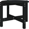 Image de vidaXL Table basse Noir Ã 62,5x45 cm Bois massif de pin