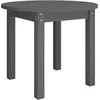 Image de vidaXL Table basse Gris Ã 55x45 cm Bois massif de pin