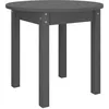 Image de vidaXL Table basse Gris Ã 45x40 cm Bois massif de pin