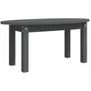 Image de vidaXL Table basse Gris 80x40x35 cm Bois massif de pin