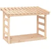 Image de vidaXL Support pour bois de chauffage 108x64,5x78 cm Bois de pin