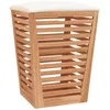 Image de Tabouret de salle de bain 40,5x40,5x56 cm Bois massif de noyer vidaXL vidaXL