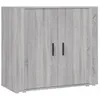 Image de vidaXL Buffet Sonoma gris 80x33x70 cm Bois d'ingÃ©nierie