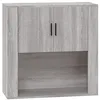 Image de vidaXL Armoire murale Sonoma gris 80x33x80 cm Bois d'ingÃ©nierie