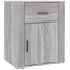 Image de vidaXL Table de chevet Sonoma gris 50x36x60 cm Bois d'ingÃ©nierie