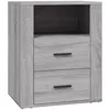Image de vidaXL Table de chevet Sonoma gris 50x36x60 cm Bois d'ingÃ©nierie