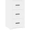 Image de vidaXL Buffet Blanc 40x33x70 cm Bois d'ingÃ©nierie