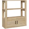 Image de vidaXL Buffet ChÃªne sonoma 80x30x90 cm Bois d'ingÃ©nierie