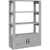 Image de vidaXL Buffet Sonoma gris 80x30x119,5 cm Bois d'ingÃ©nierie