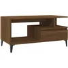 Image de vidaXL Table basse ChÃªne marron 90x49x45 cm Bois d'ingÃ©nierie