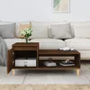 Image de vidaXL Table basse ChÃªne marron 100x50x45 cm Bois d'ingÃ©nierie