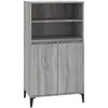 Image de vidaXL Buffet haut Sonoma gris 60x36x110 cm Bois d'ingÃ©nierie