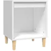 Image de vidaXL Table de chevet Blanc 40x35x50 cm Bois d'ingÃ©nierie