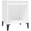 Image de vidaXL Table de chevet Blanc 40x35x50 cm