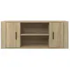 Image de Meubles TV VidaXL  Meuble TV  Bois d'ingénierie Marron 100x35x40 cm P31599765
