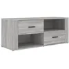 Image de vidaXL Meuble TV Sonoma gris 100x35x40 cm Bois d'ingÃ©nierie