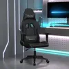 Image de vidaXL Chaise de jeu Noir Similicuir
